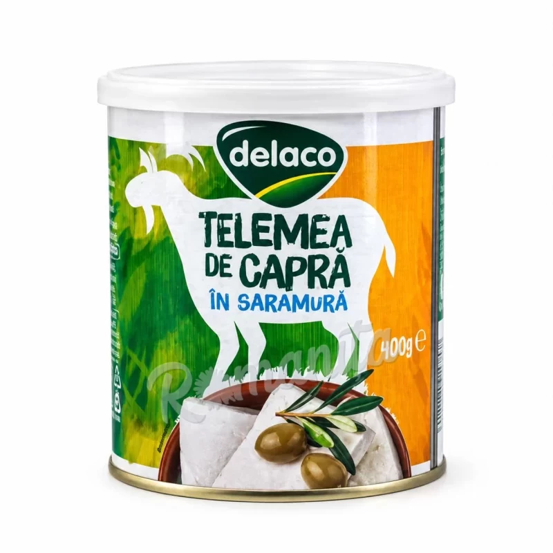 Delaco telemea de capra in saramura 400gr