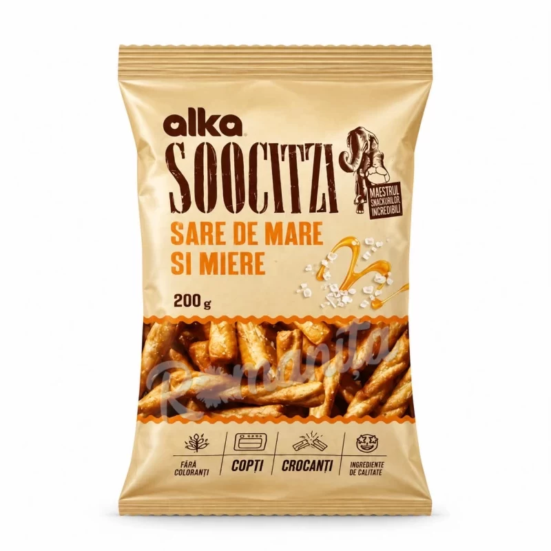 Alka soocitzi sare de mare si miere 200gr