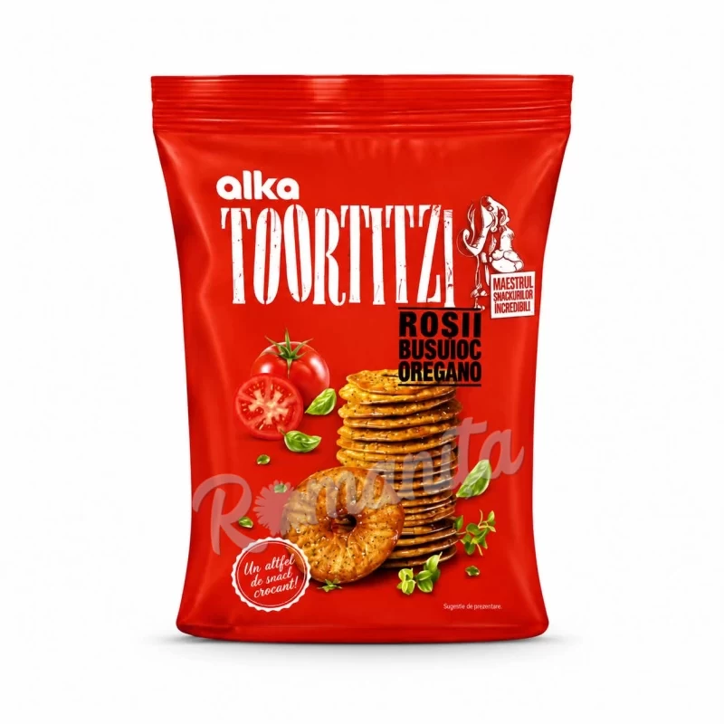 Alka toortitzi rosii busuioc si oregano 180gr