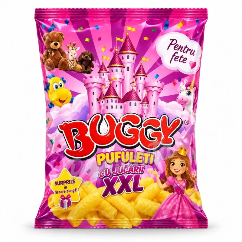 Buggy pufuleti cu surpriza xxl 125gr