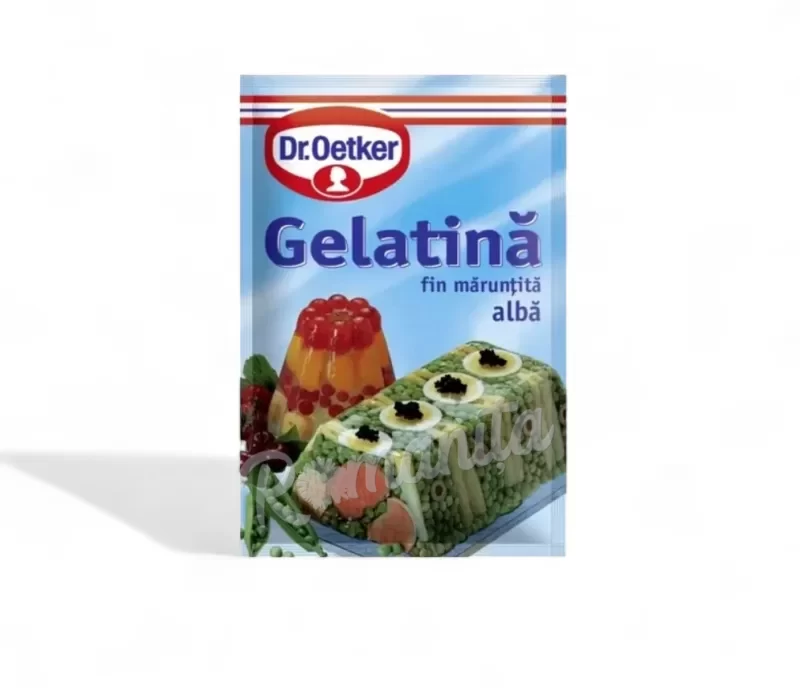Dr.Oetker gelatina fin maruntita alba 10gr