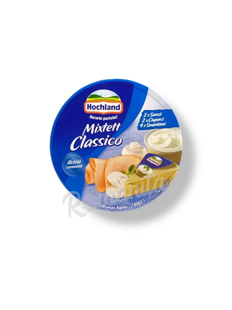 Hochland triunghiuri de branza topita mixtett classico 140gr