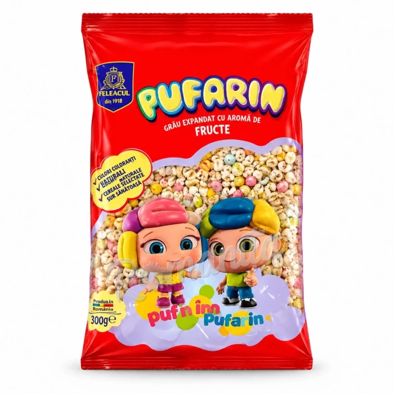 Feleacul pufarine cu aroma de fructe 300gr