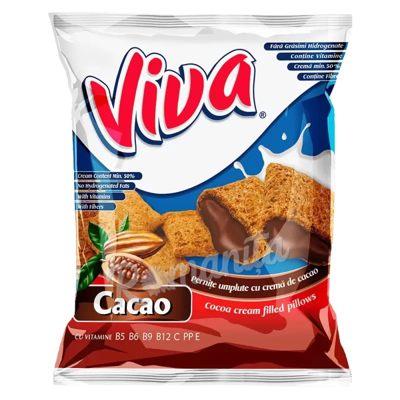 Viva pernite umplute cu crema de cacao 200gr