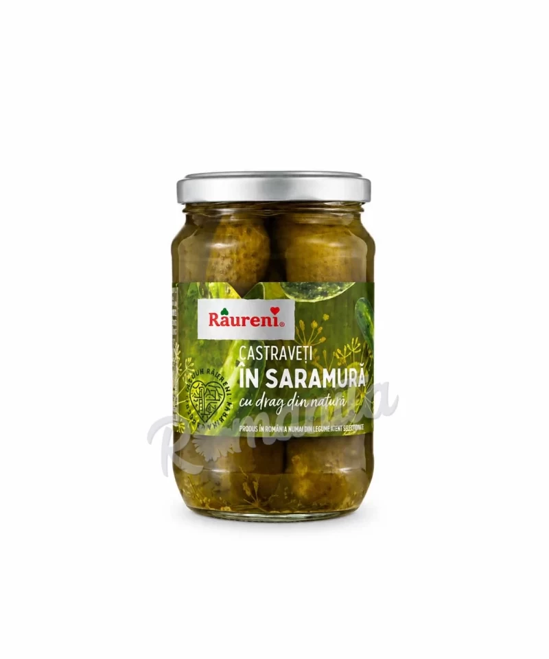 Raureni castraveti in saramura 690gr