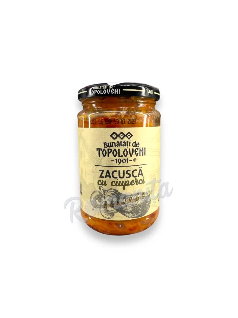 Topoloveni zacusca cu ciuperci 300gr