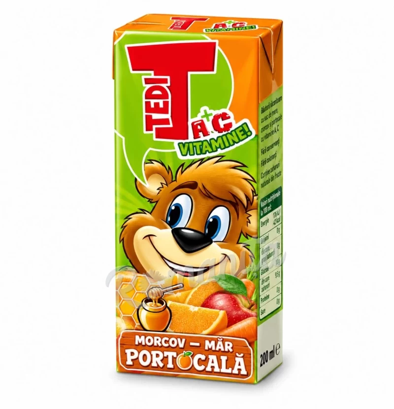 Tedi morcov morcov mar portocala 200ml