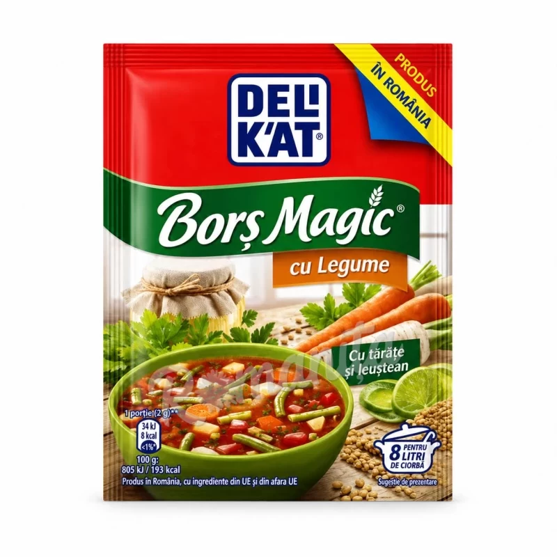 Delikat bors magic cu legume 65gr