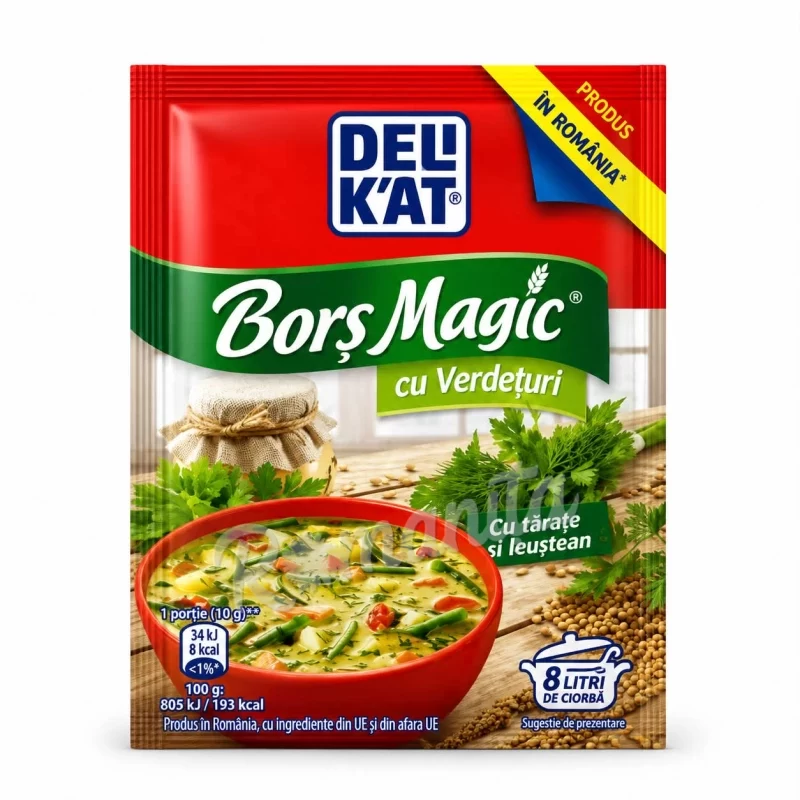 Delikat bors magic cu verdeturi 65gr