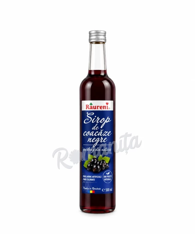 Raureni sirop de coacaze negre 500ml