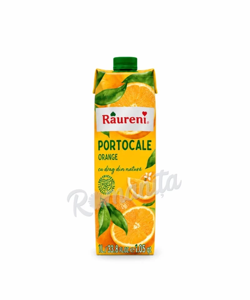 Raureni bautura necarbogazoasa cu portocale 1l