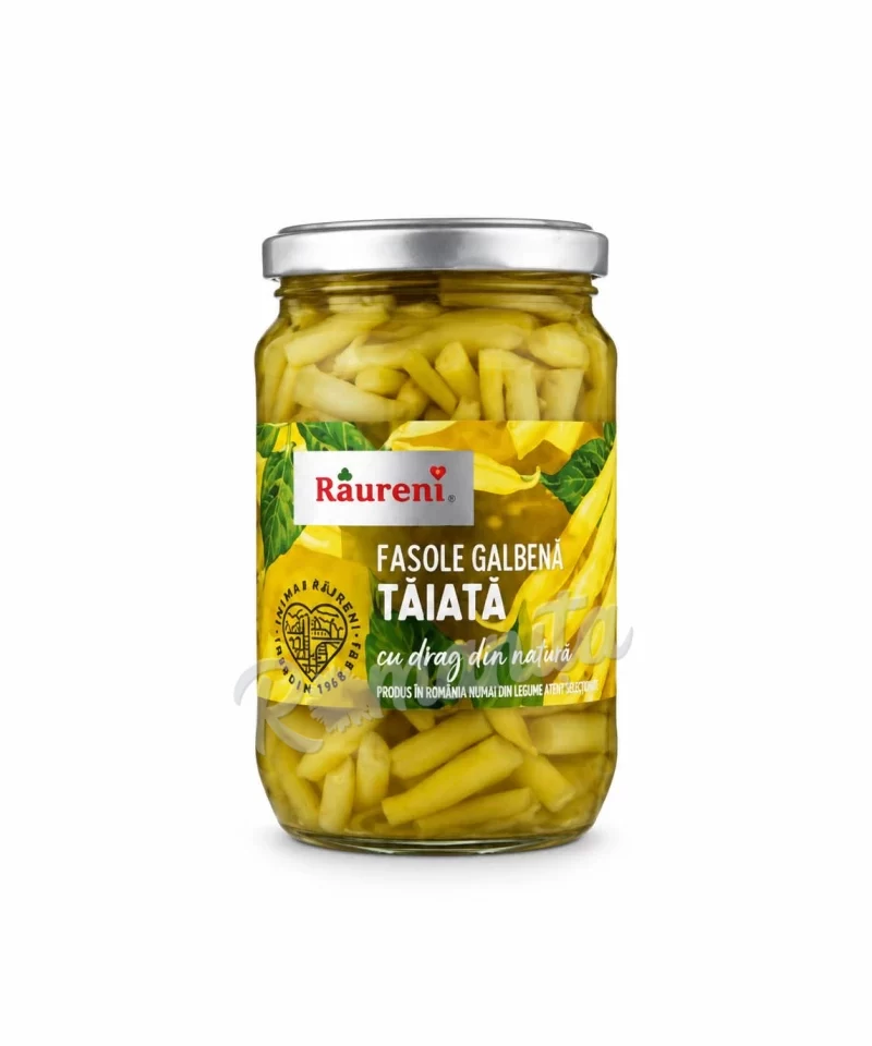 Raureni fasole pastai galbena taiata 690gr