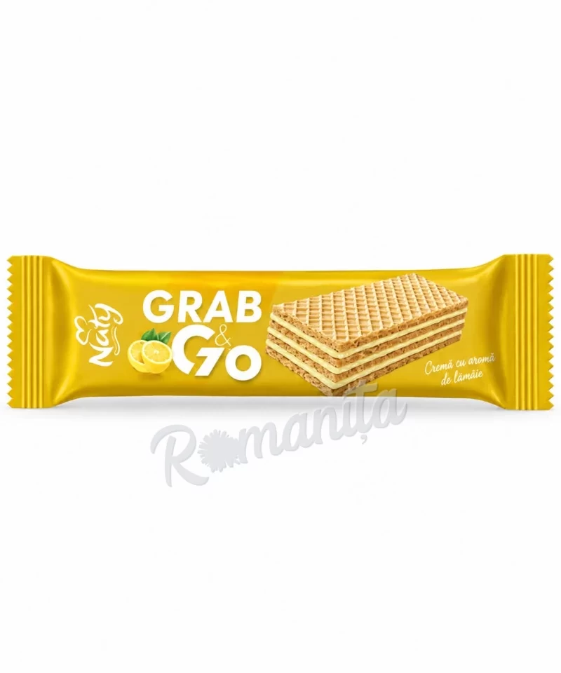Naty grab&go  napolitană cu cremă de lămâie 28gr