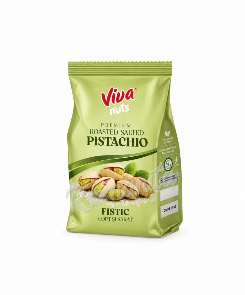 Viva nuts fistic în coajă copt și sărat 135gr