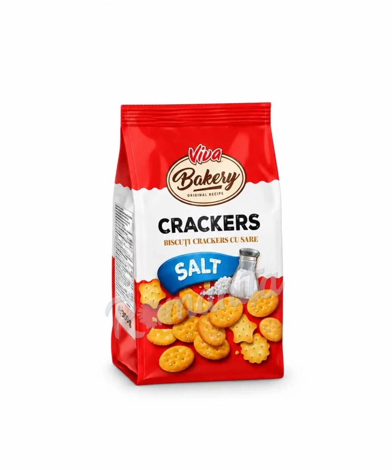 Viva bakery biscuiți crackers cu sare 300gr